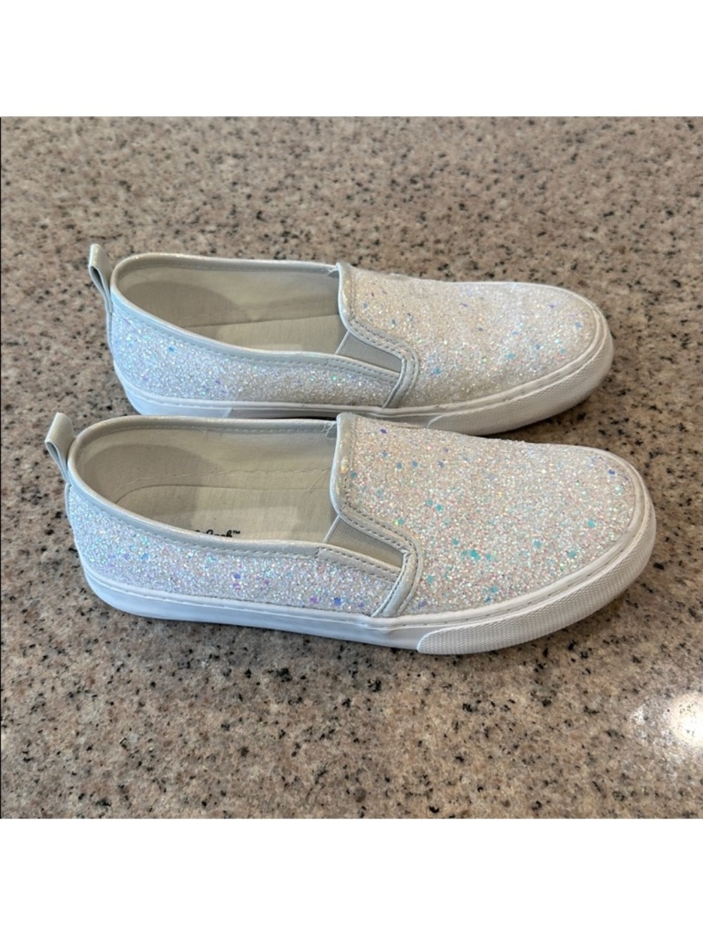 Cat & Jack Glitter Slip-On Sneakers (girls)